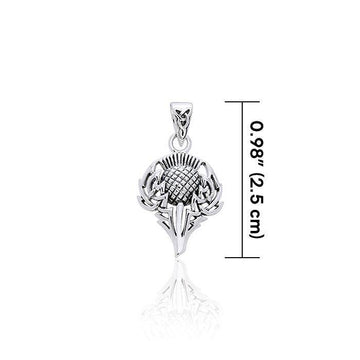 TPD1004 Spirit Of Alba Thistle Silver - Jewelry